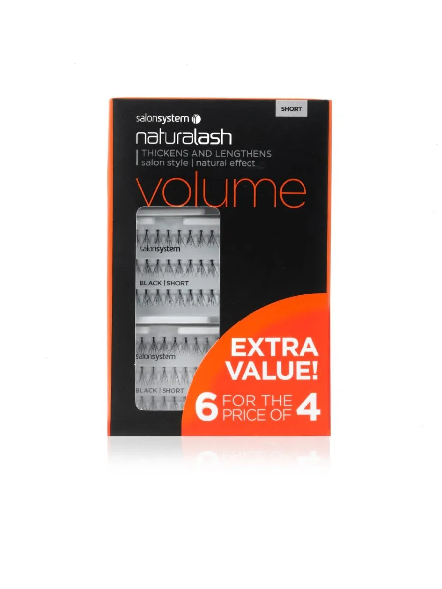 Salon System Naturalash Individual Lashes 6 For 4 Pack