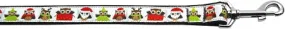 Santa Owls Nylon Dog Leash 5-8 Inch Wide 4ft Long