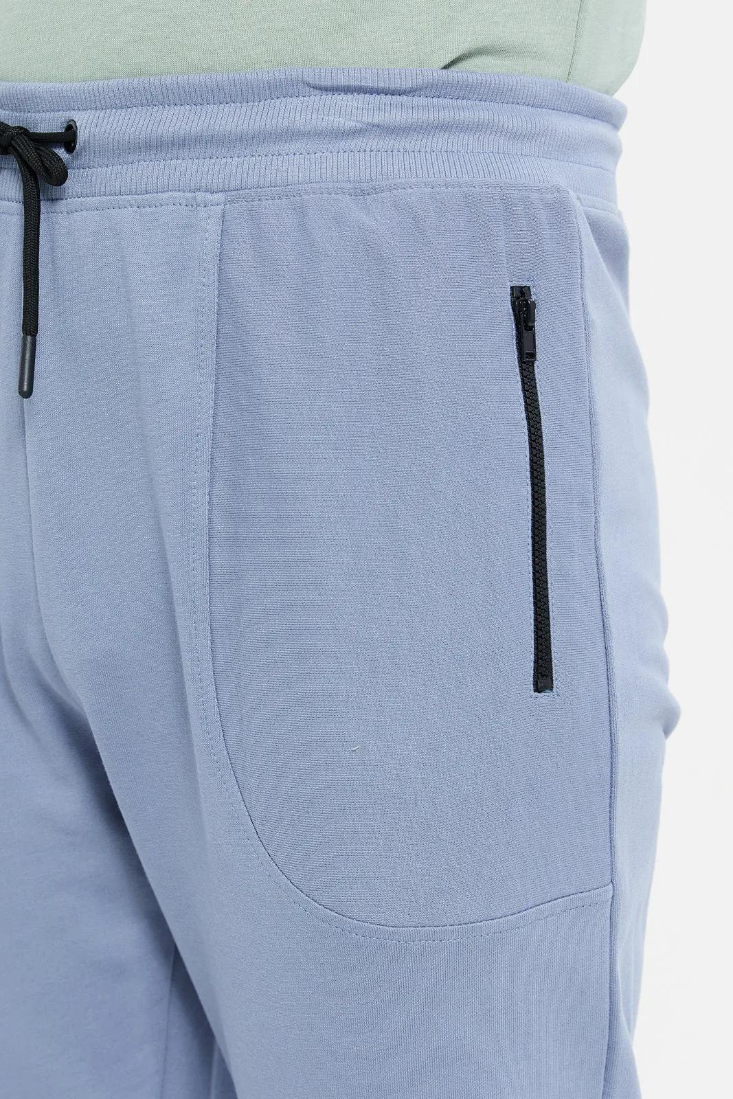 Senior Boys Blue Elasticated Waistband Active Pants