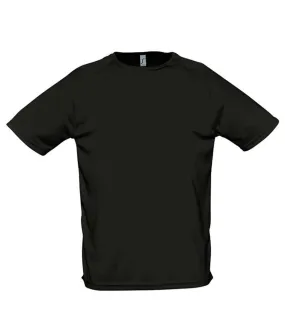 SOL'S Sporty Performance T-Shirt | Black