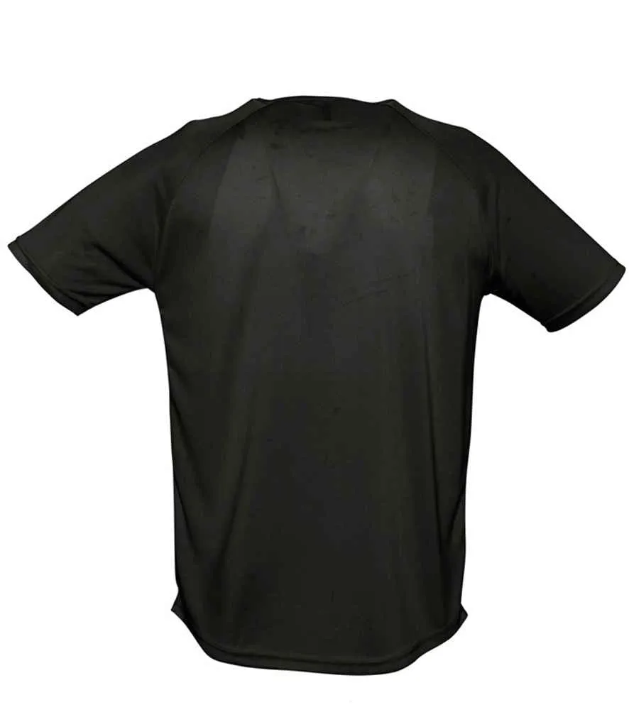 SOL'S Sporty Performance T-Shirt | Black