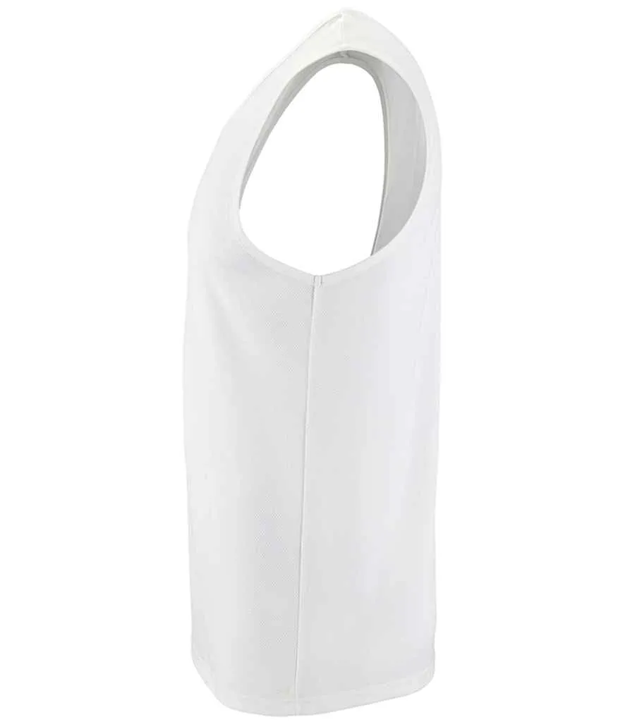 SOL'S Sporty Performance Tank Top | White