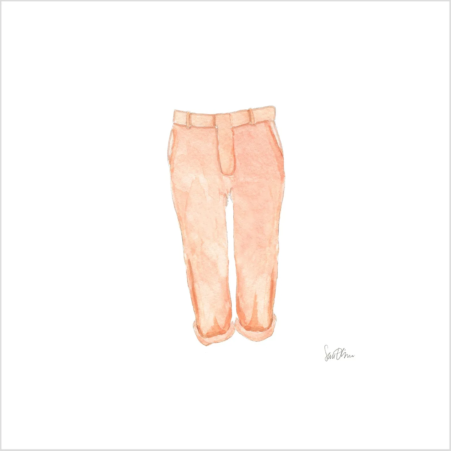 Summer Pants Art Print