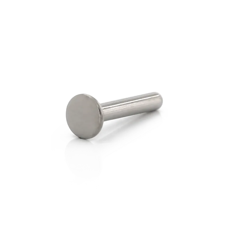 Ti 18g Small Disk Threadless Post