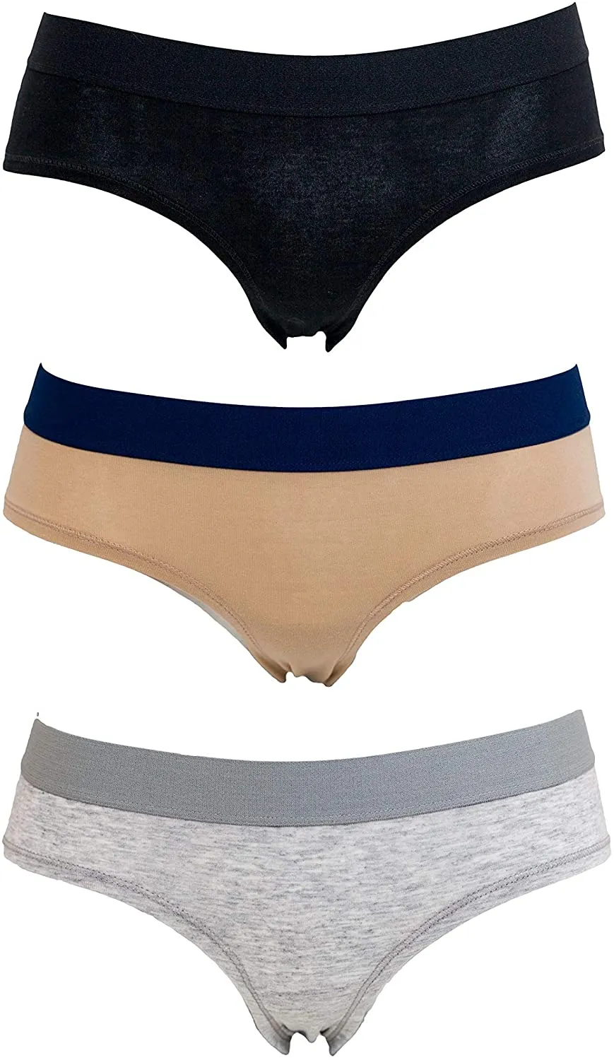 Womens Hipster Underwear Pack Soft Cotton Ladies Panty