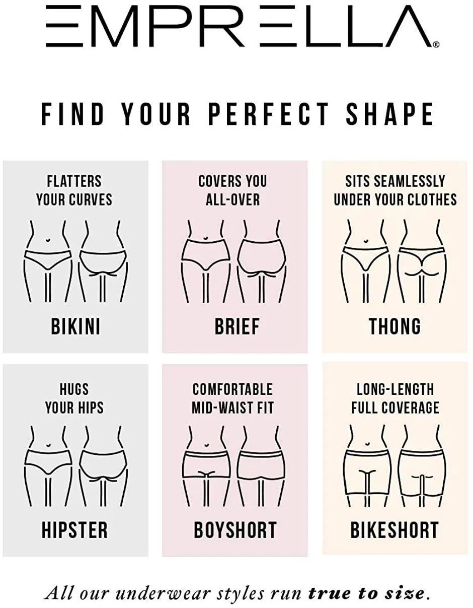 Womens Hipster Underwear Pack Soft Cotton Ladies Panty